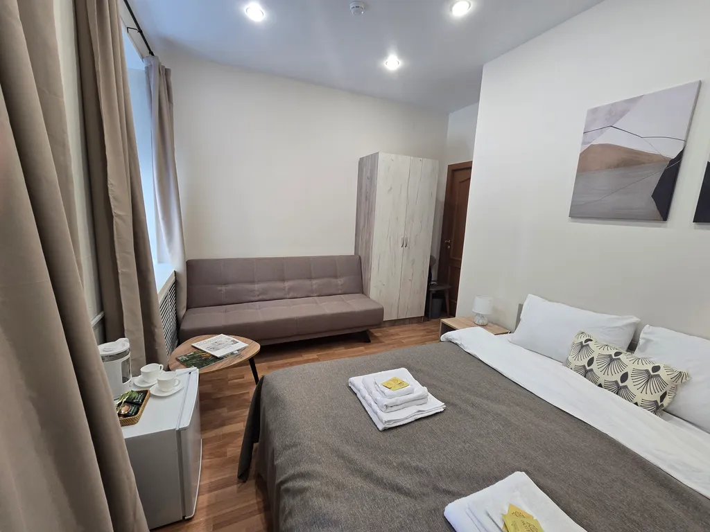 Квартира Квартира Семейный номер с 1 кроватью и диваном — Санкт-Петербург