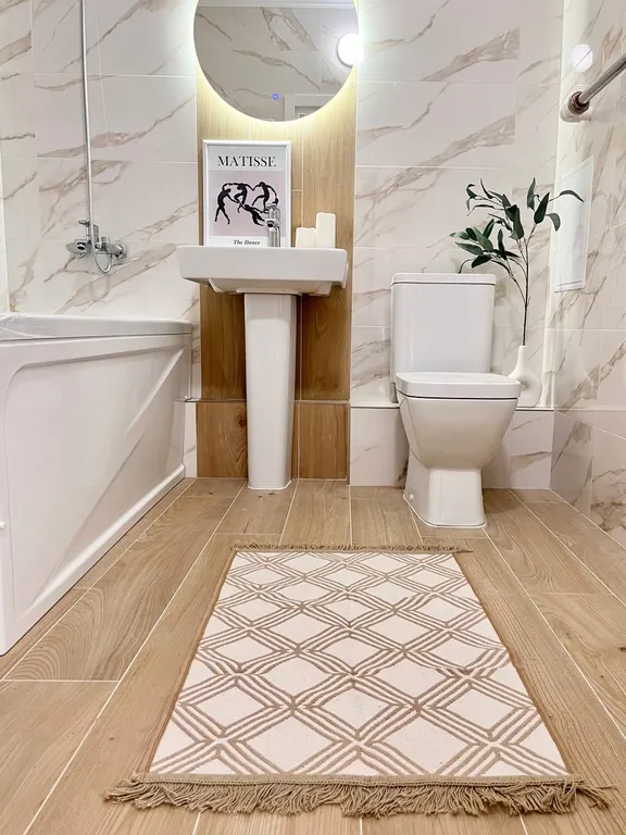 Уютная евродвухкомнатная квартира в центре