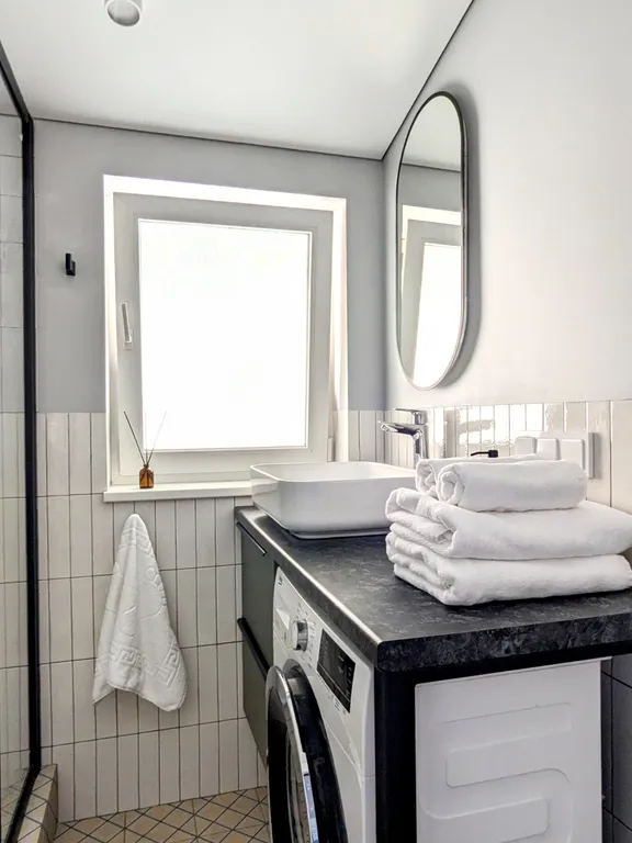 Новая квартира с видовым балконом и лыжной комнатой