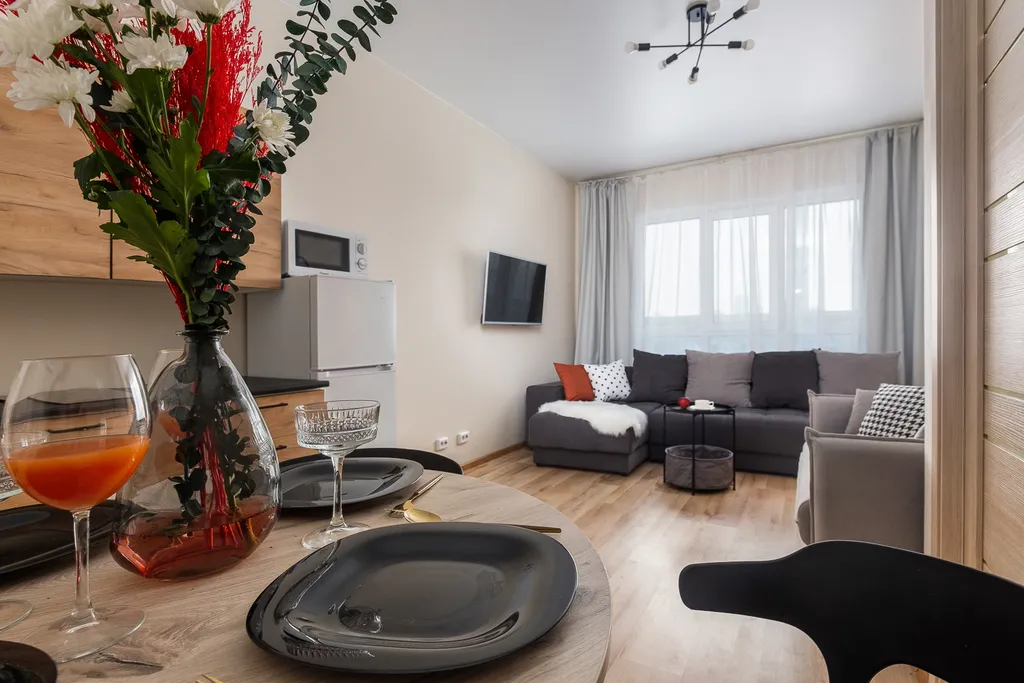 Квартира Квартира SleepNSK евродвушка около Аквапарка — Новосибирск