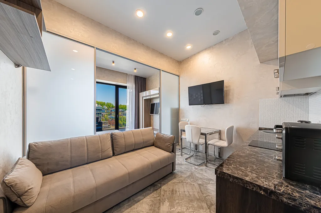 Апартамент с шикарным видом на горы и город