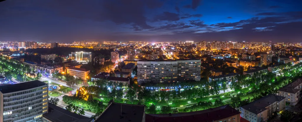 Квартира Квартира 24 этаж, панорама города и гор, жк «большой», бесконтактно 24/7 — Краснодар