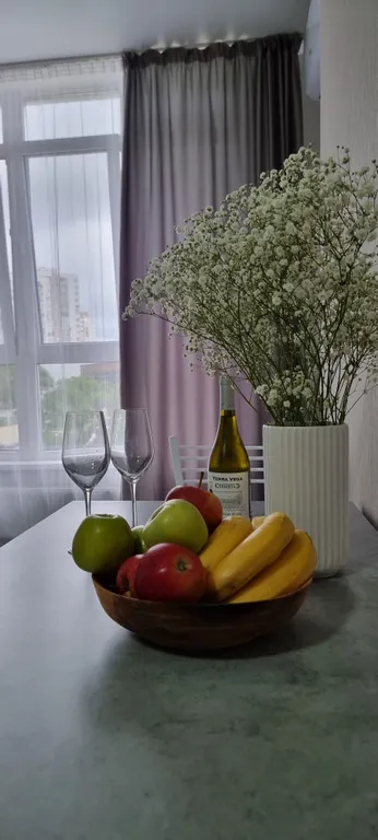 Квартира Просторная светлая квартира с большим балконом и видом на море, горы, закат — Геленджик