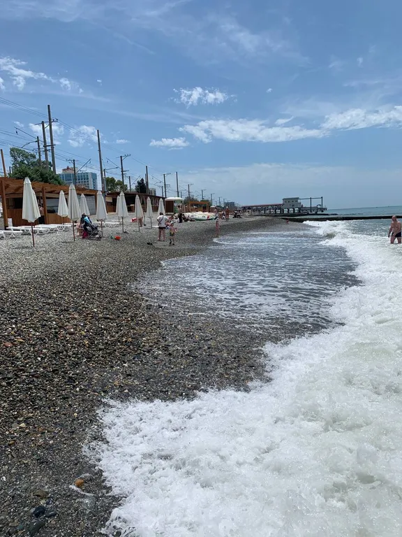 Апарт-студия с балконом и шикарным видом на море, Адлер