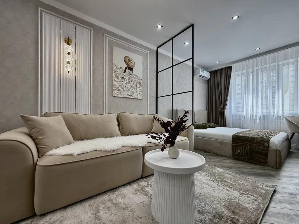 1-комнатная квартира (рядом Город Еды, Фермер Базар, ТЦ Окей ОДКБ)