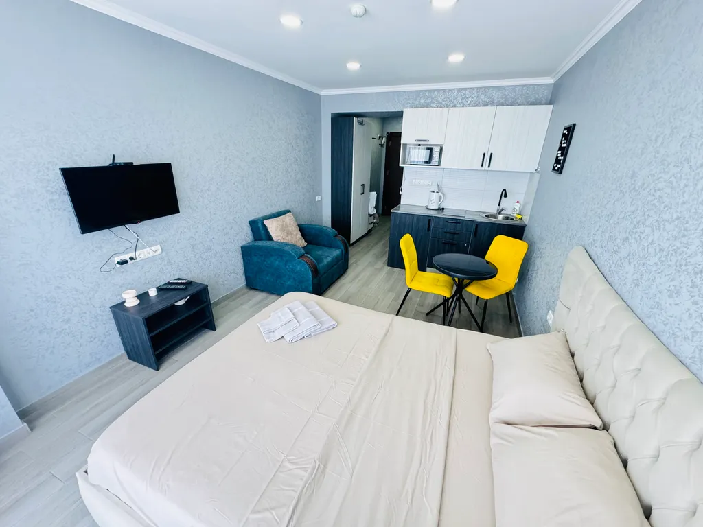 Апартаменты с видом на море и парк