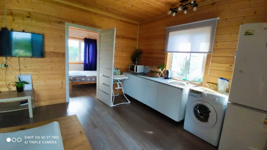 Коттедж Коттедж Дуплекс с сауной, терассой, зоной барбекю и детской площадкой — Уткино