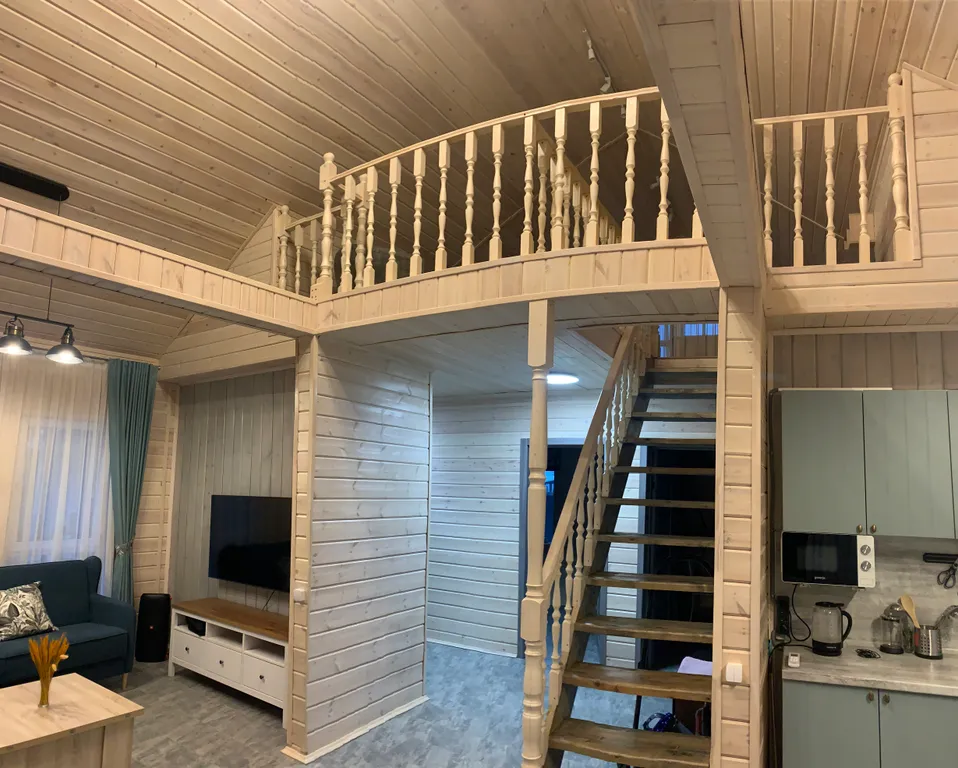 Новый Теплый двухэтажный дом до 10 человек 1км Солнечная Долина