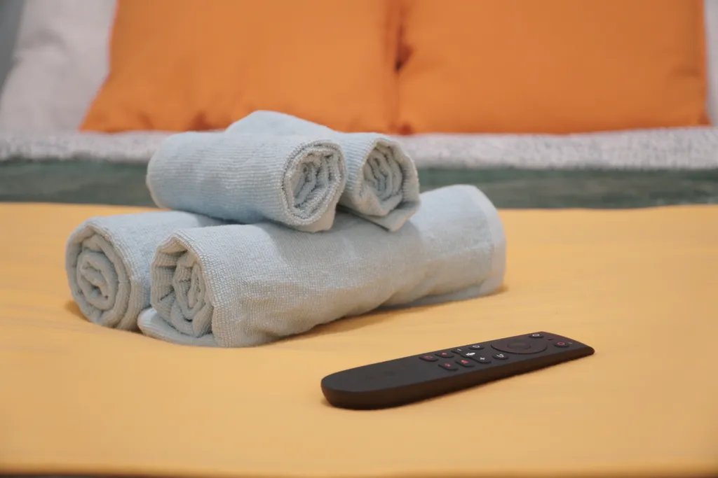 Светлая студия для двоих гостей недалеко от метро