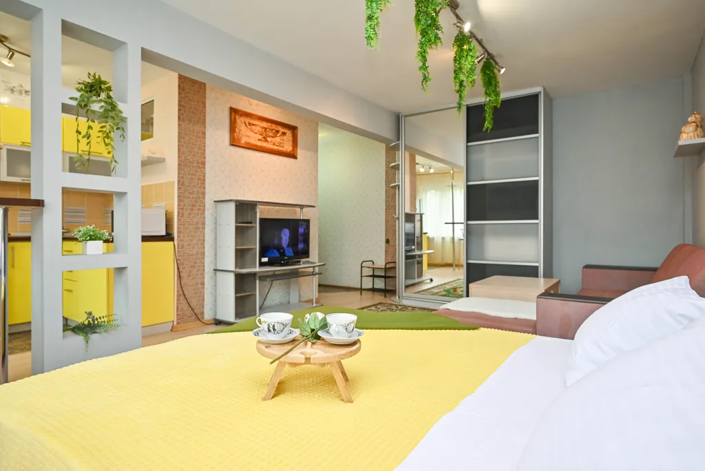 Квартира Комфортная 1-комнатная квартира Предмостной для 4-х гостей — Красноярск