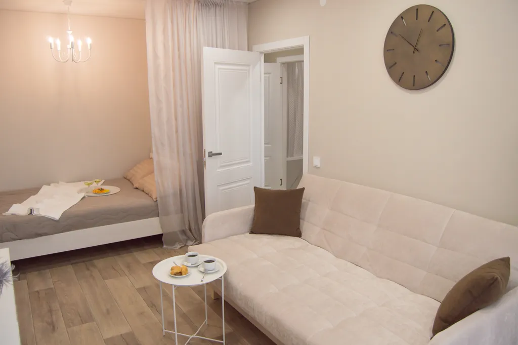 1 комнатная квартира с уютным интерьером в новом ЖК Немецкий