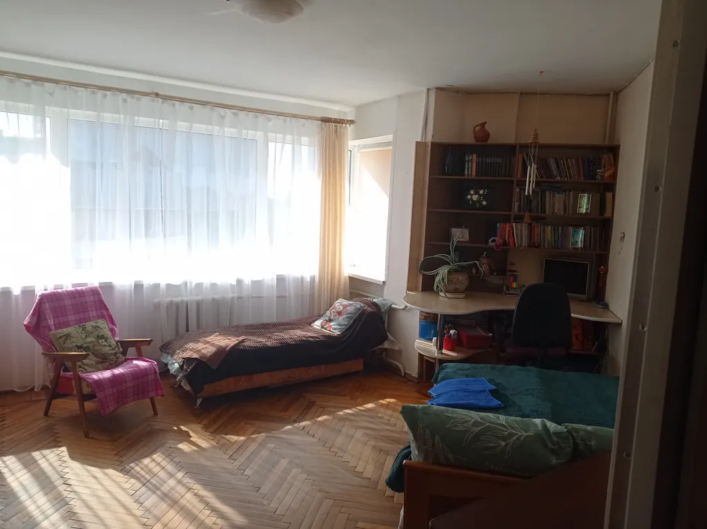 Небольшая уютная квартира в центре города с видом на Батарейную гору