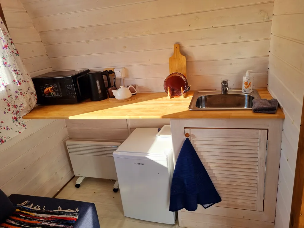 Дома возле Катуни среди гор