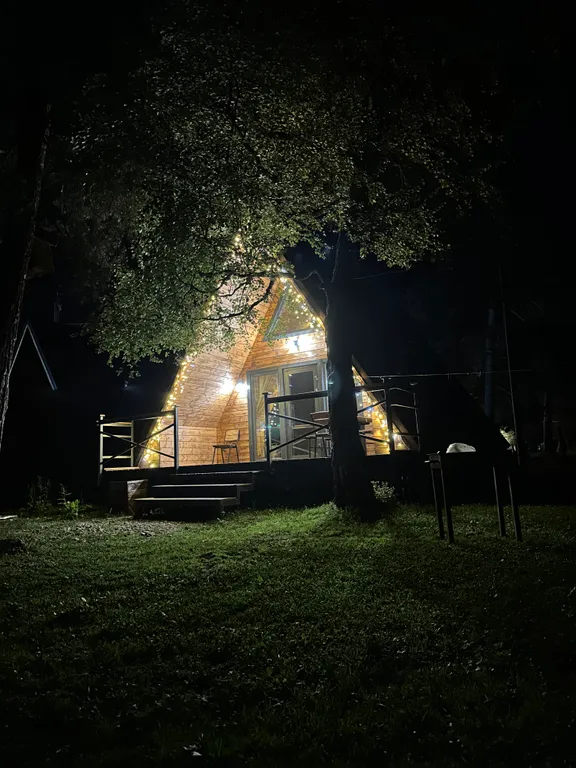 Коттедж Афрейм с видом на горы — Архыз