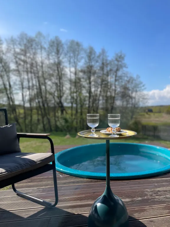 Дом с сауной и купелью в 400 метрах от водохранилища