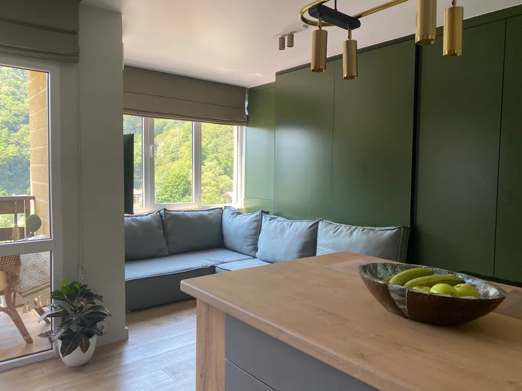 Студия с видом на озеро