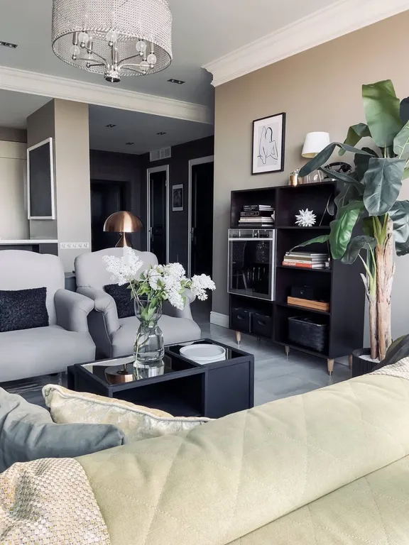 Квартира Атмосферная квартира с панорамным видом и 2-мя спальнями — Москва