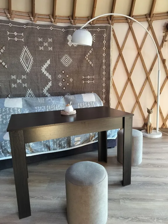 Уникальная современная юрта с максимальными удобствами