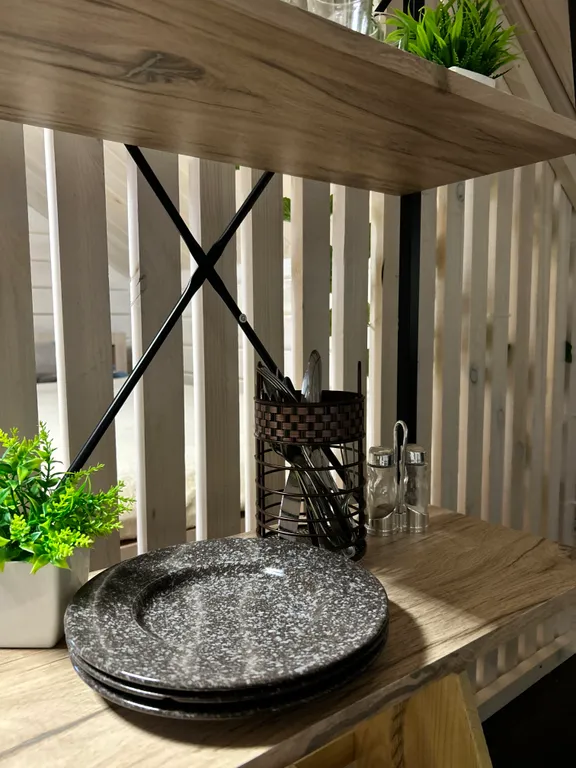 Уютный номер на крыше с террасой