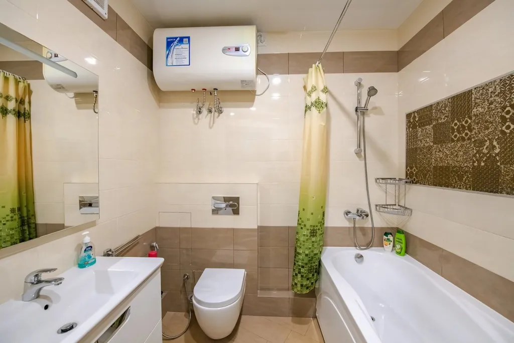 Уютная двухкомнатная квартира с видом на город