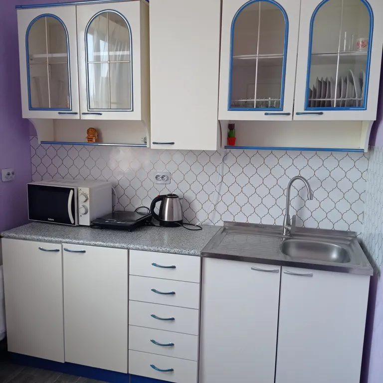 Квартира Уютная квартира-студия с дизайнерским ремонтом в тихом месте поселка — Кучугуры