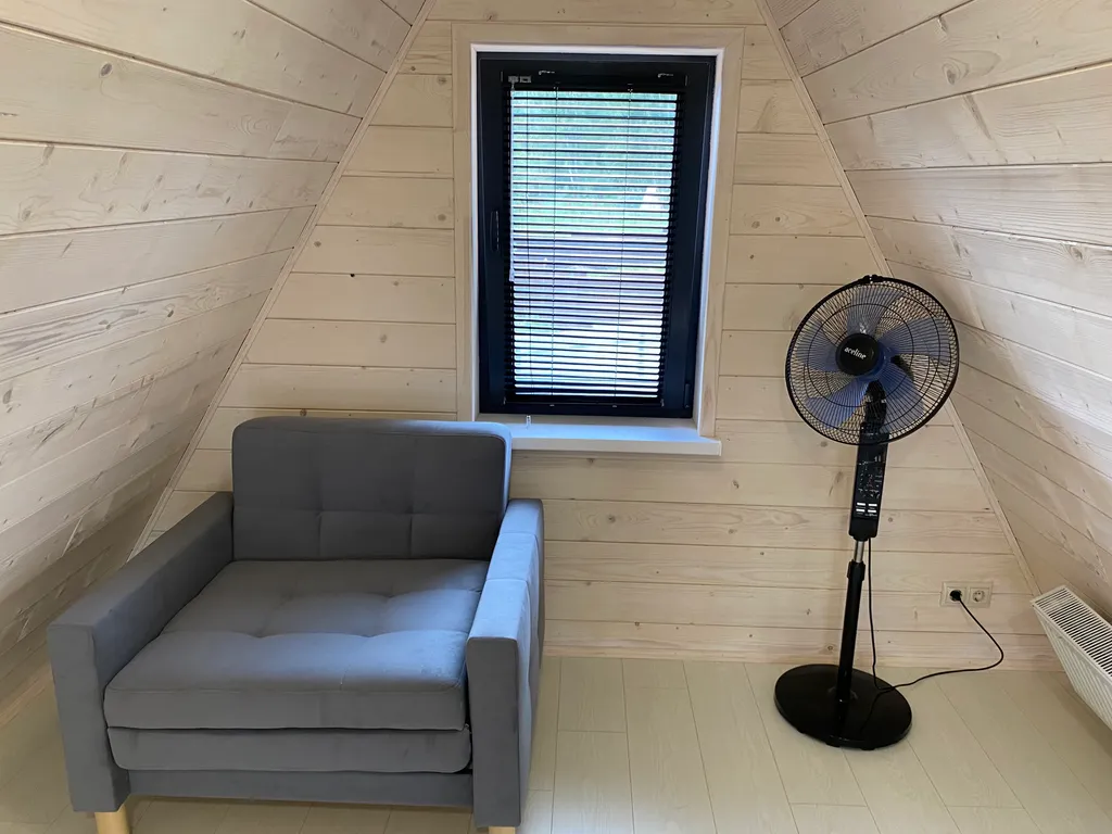 Домик  А-фрейм на берегу Волги