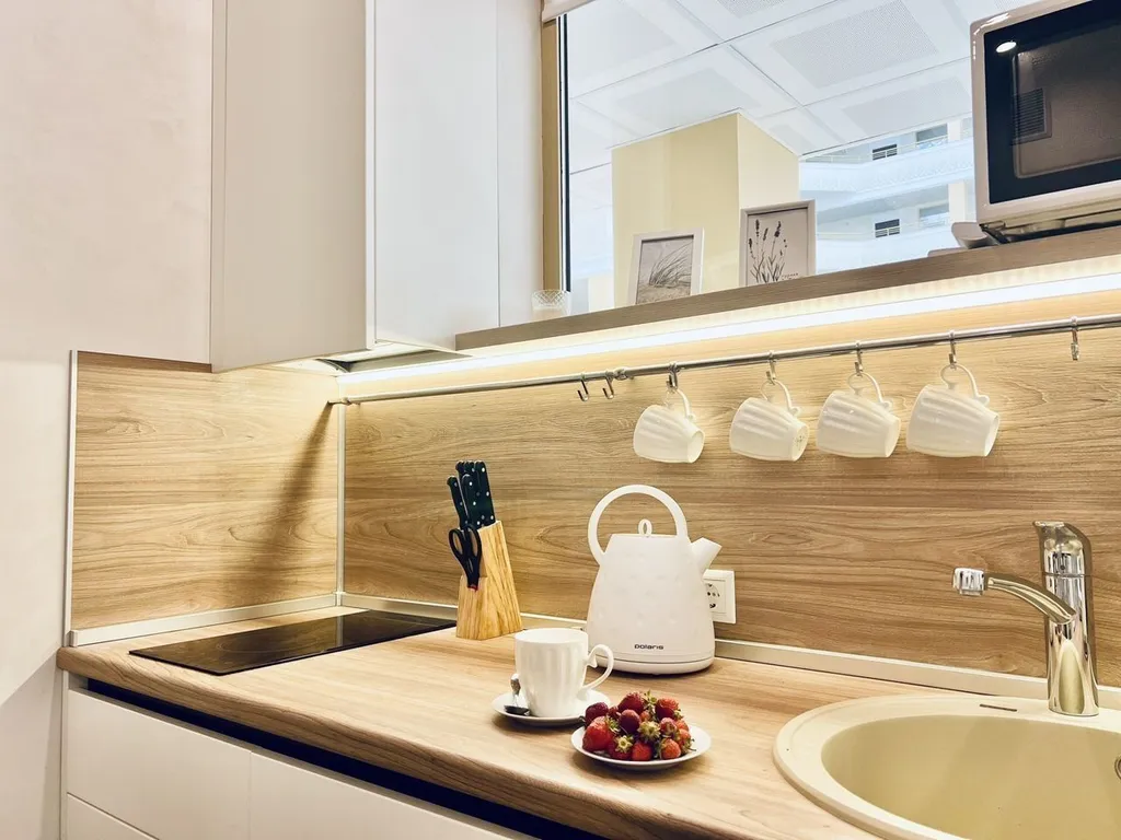 Уютная двухкомнатная квартира с шикарным видом в Гурзуфе