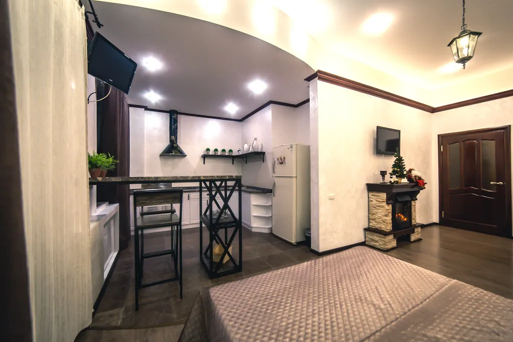 Стильная квартира - студия в стиле provence с джакузи