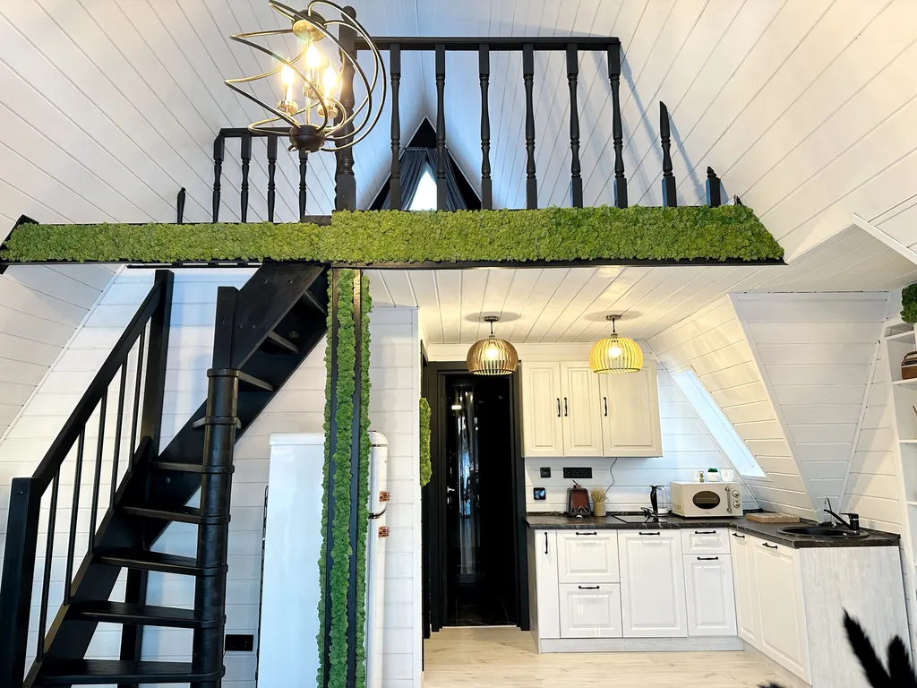 Коттедж Дизайнерский дом luxe A-frame — Дубна