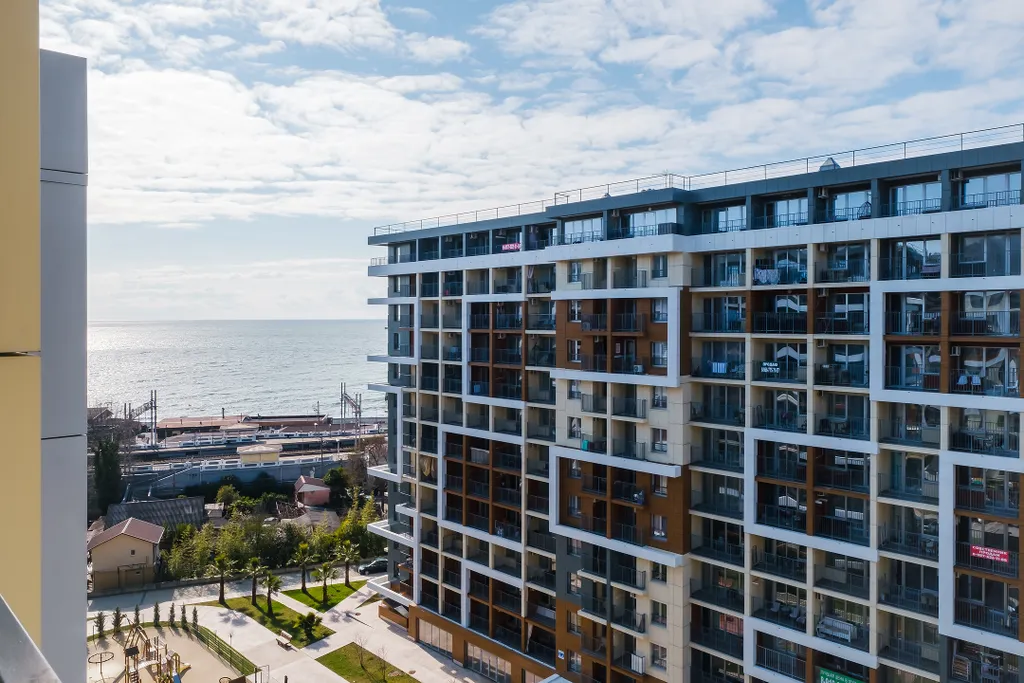 Евродвушка, балкон, вид на море