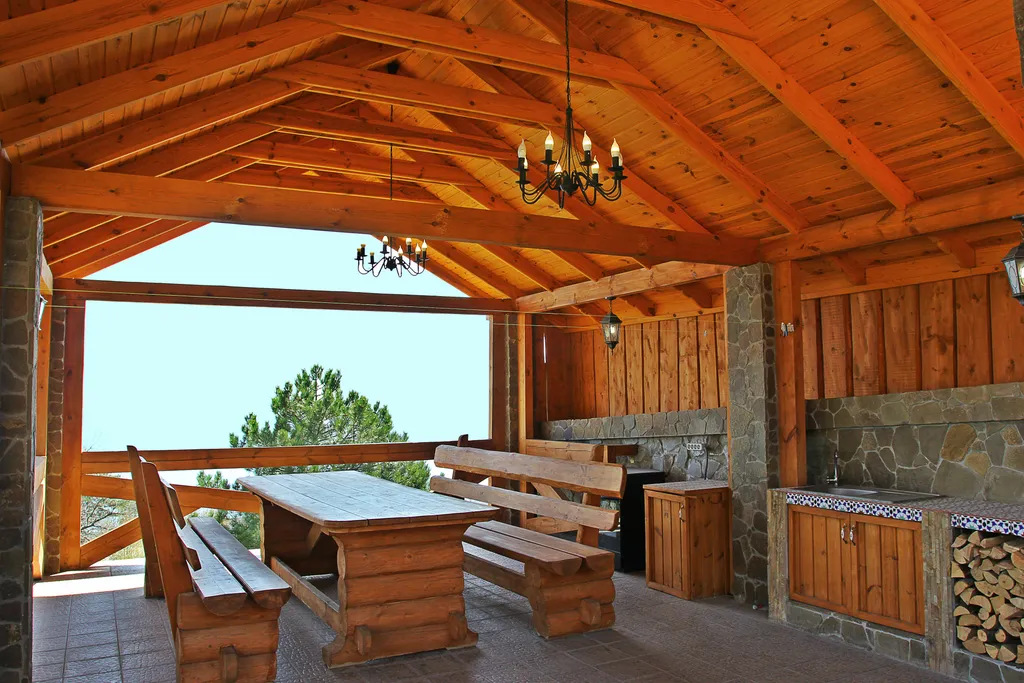 Дом с панорамным видом на море и гору Аю-Даг