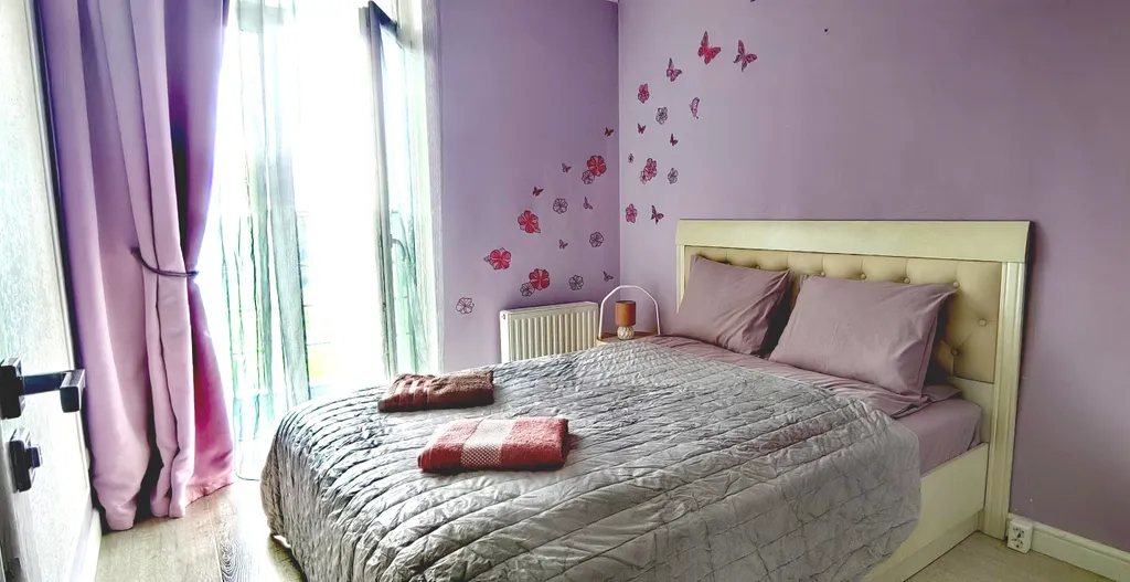 Просторная квартира с видом на закат