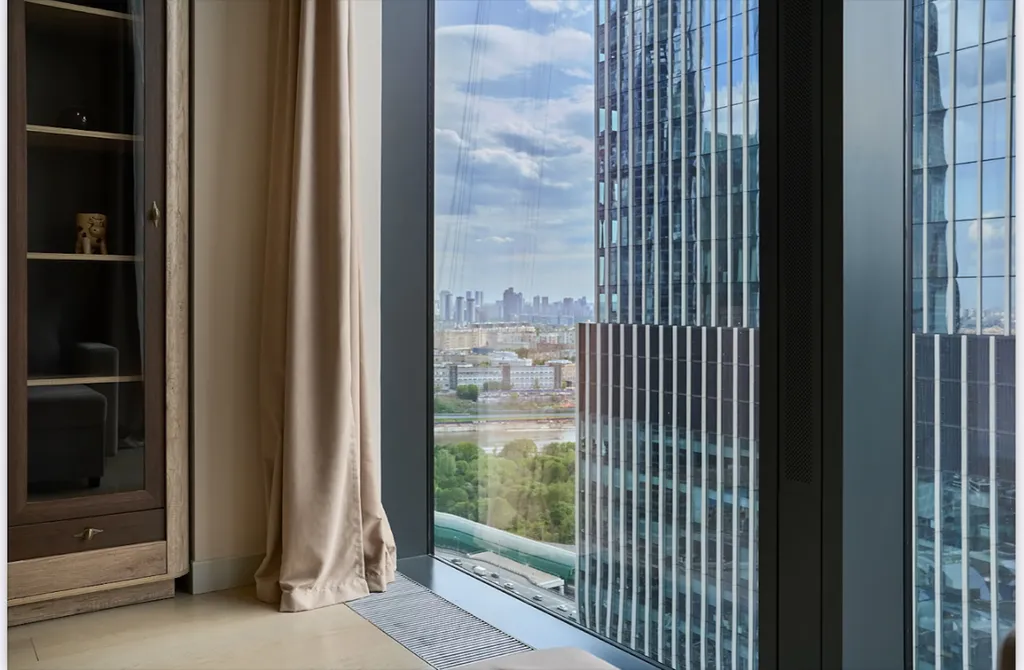 Евродвушка в neva towers 30 вид на закрытый парк