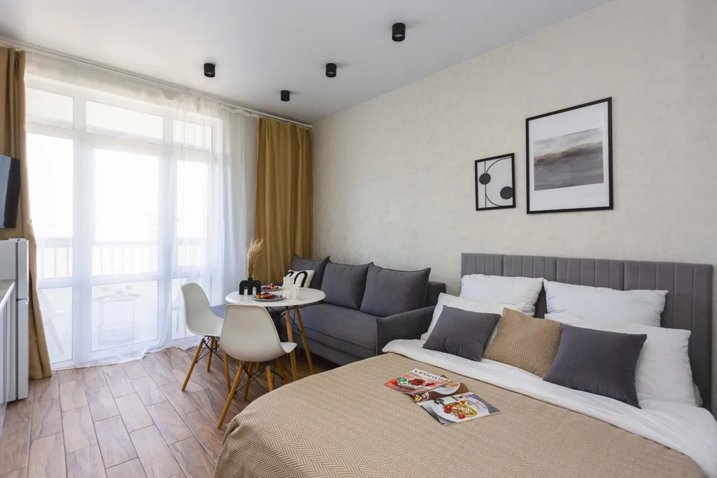 Квартира Уютная студия в жк в 15 минутах от аэропорта Внуково — аренда посуточно в Коммунарка