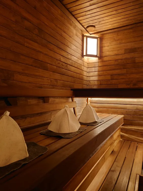 Дом с баней и бассейном на большую компанию