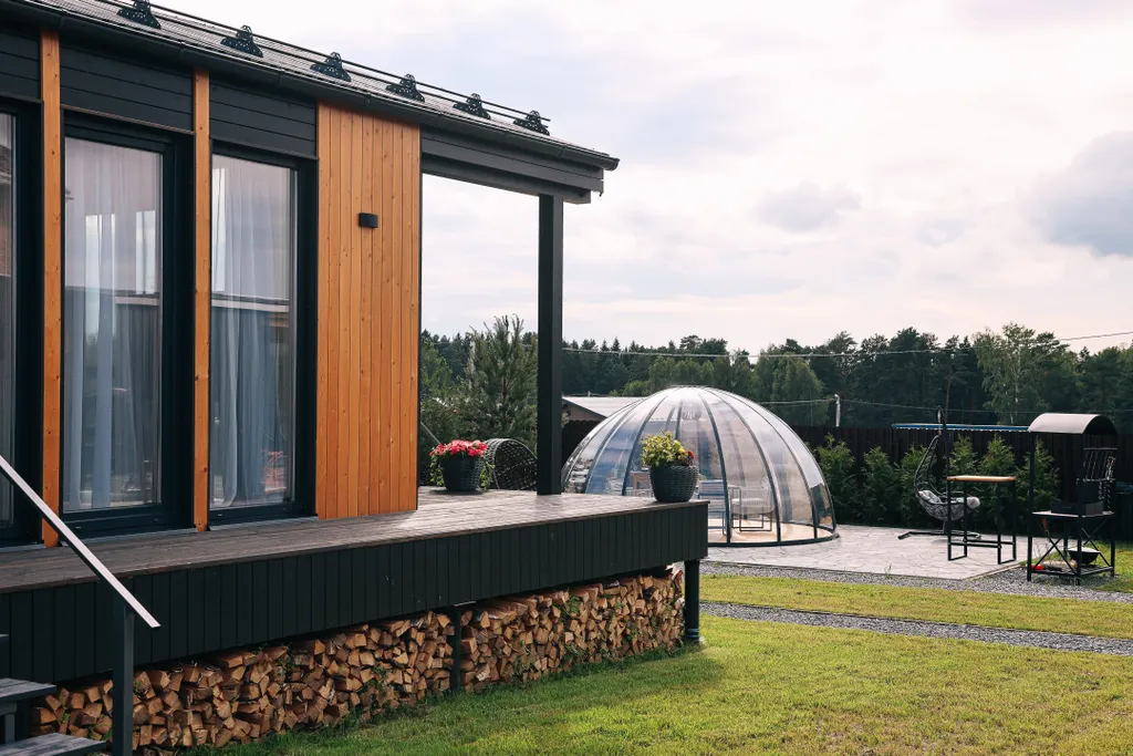 Коттедж Дом с баней чаном и беседкой — Семеновское