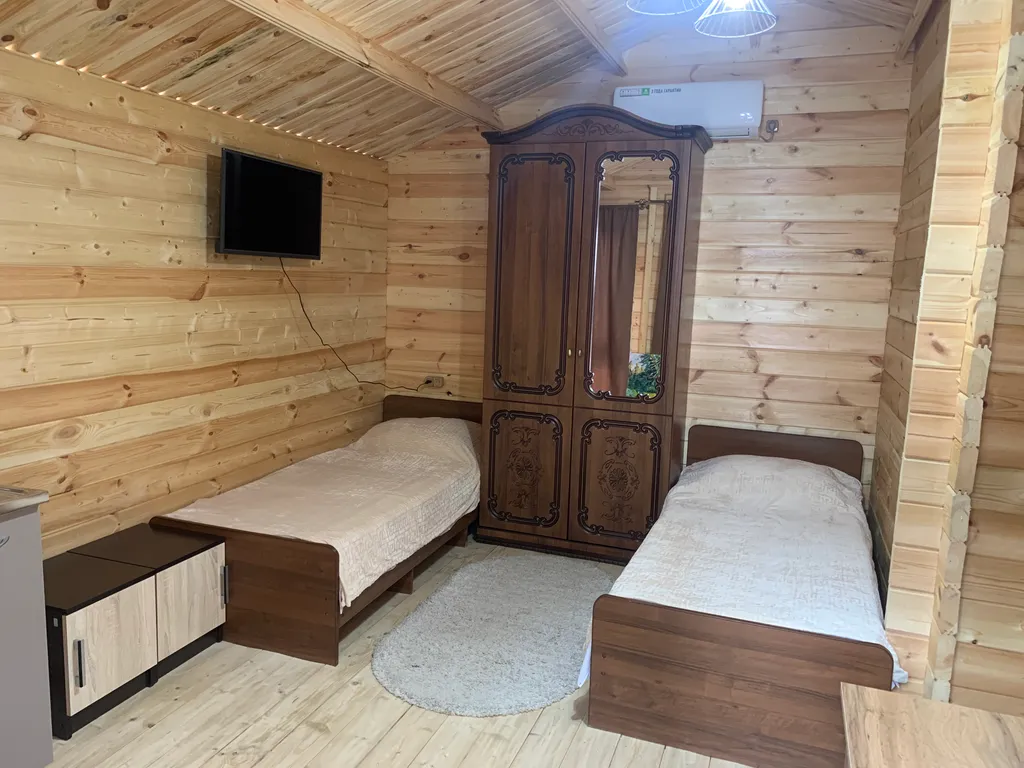 Коттедж с раздельными кроватями, на 3-х гостей