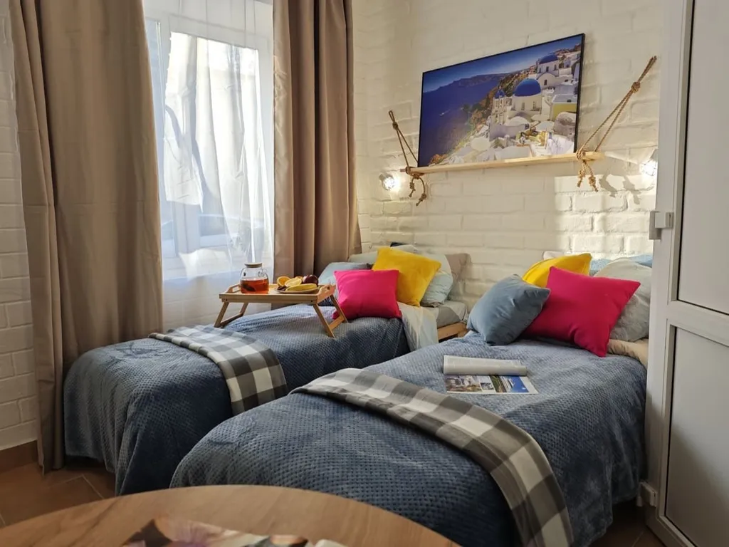 Двухместная студия с 2 отдельными кроватями