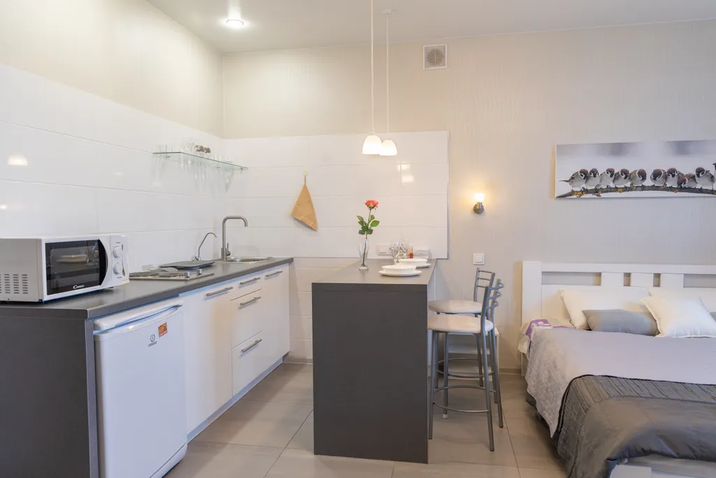 Квартира Квартира Студия рядом с парком Нефтяник и гостиницей Русские сезоны — Ярославль