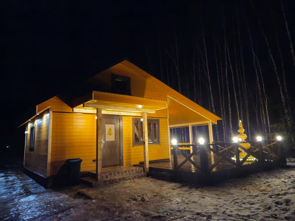 Гостевой дом с просторной крытой террасой