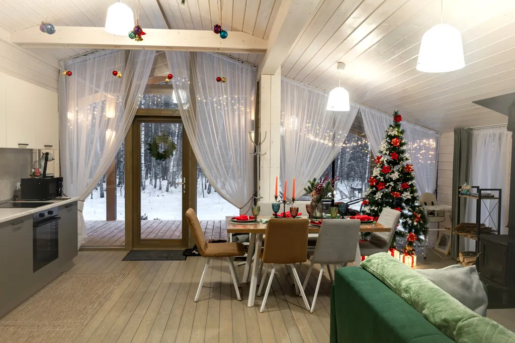 Дом у леса с камином