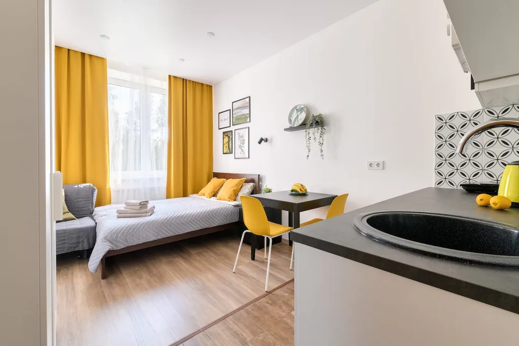 Квартира Квартира Студия у НИИ онкологии — Песочный