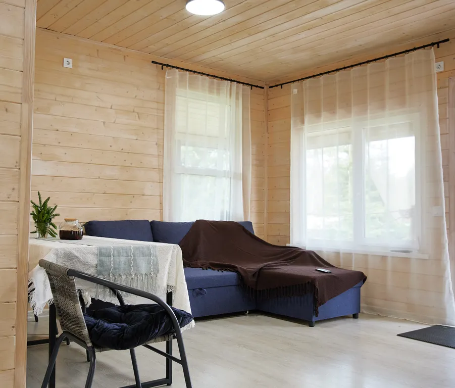 Можжевеловой эко-дом и баня в Подмосковье