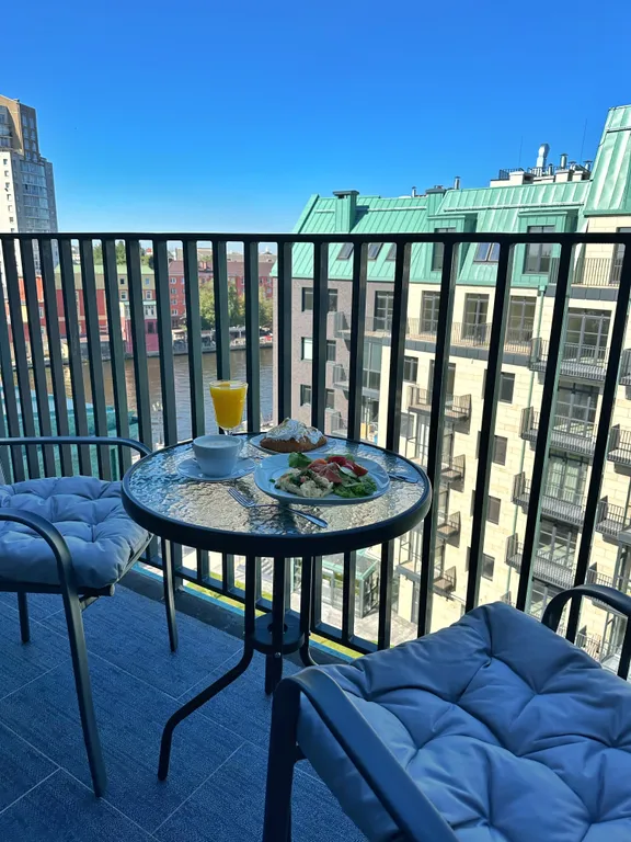 Квартира Дизайнерский апартамент в ЖК Рыбная Деревня с видом на реку — Калининград