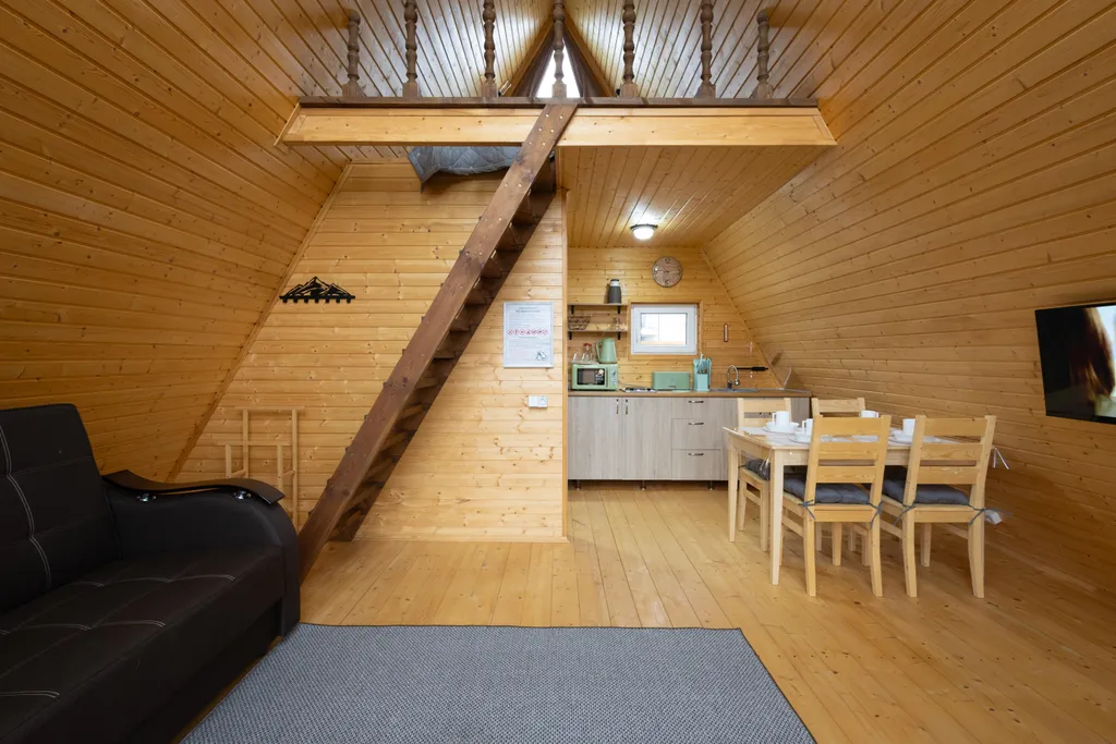 Глэмпинг 45m2 — чан, кухня, Wi-Fi