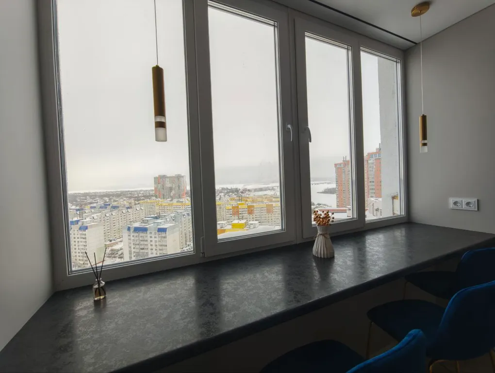 Квартира Блюмарин рядом Волга, вид на мост