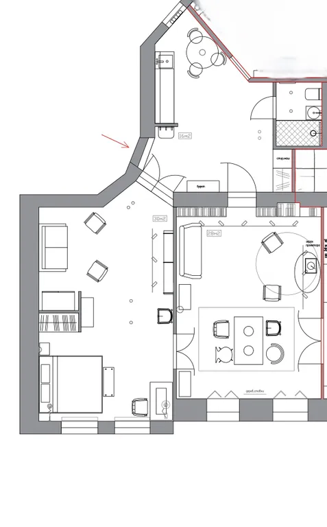 Исторический апартамент в центре
