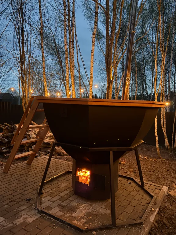 Дом с баней и чаном