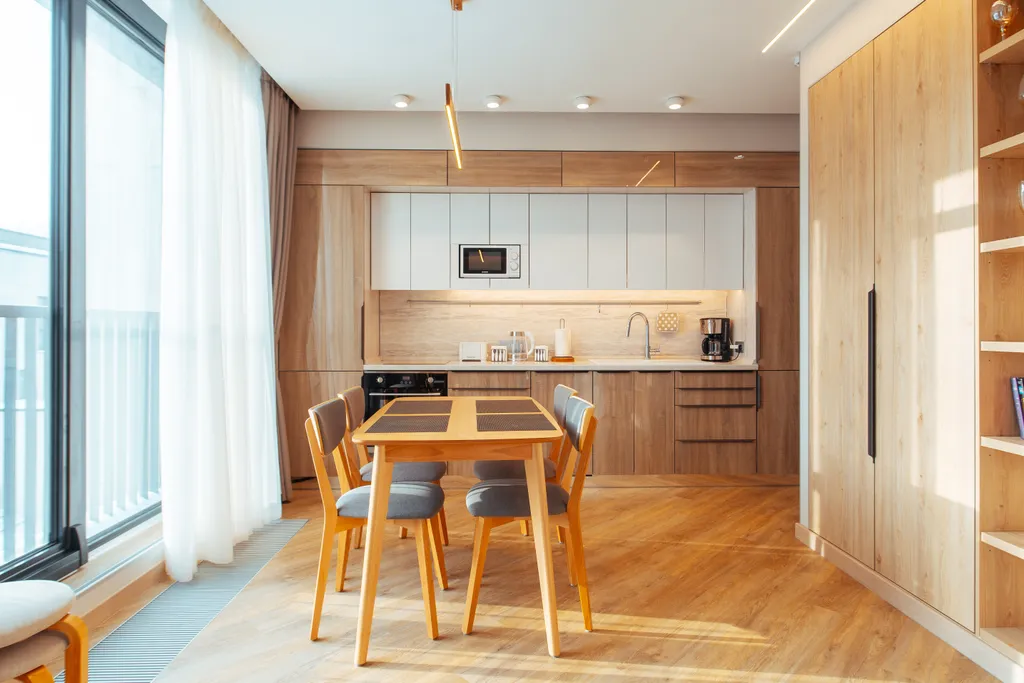 Апартаменты Охтапартлюкс с сауной и камином с 2-мя спальнями