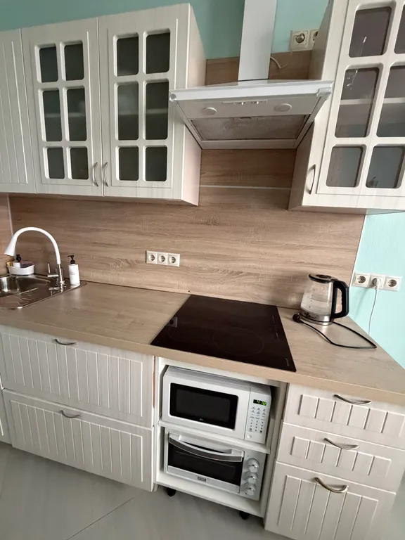 Шикарная двухкомнатная квартира с кузней- гостиной с видом на лес